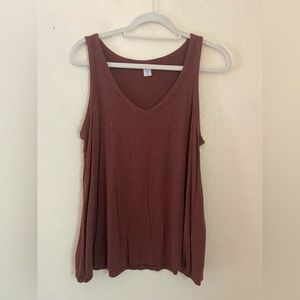 Rust colored luxe style tank top from old navy. Size medium.